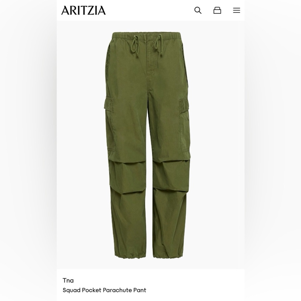 ARITIZIA TNA High-Rise Parachute Cargo Pants